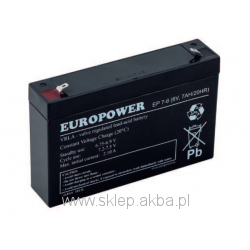 EUROPOWER EP 7-6 (6V 7Ah)